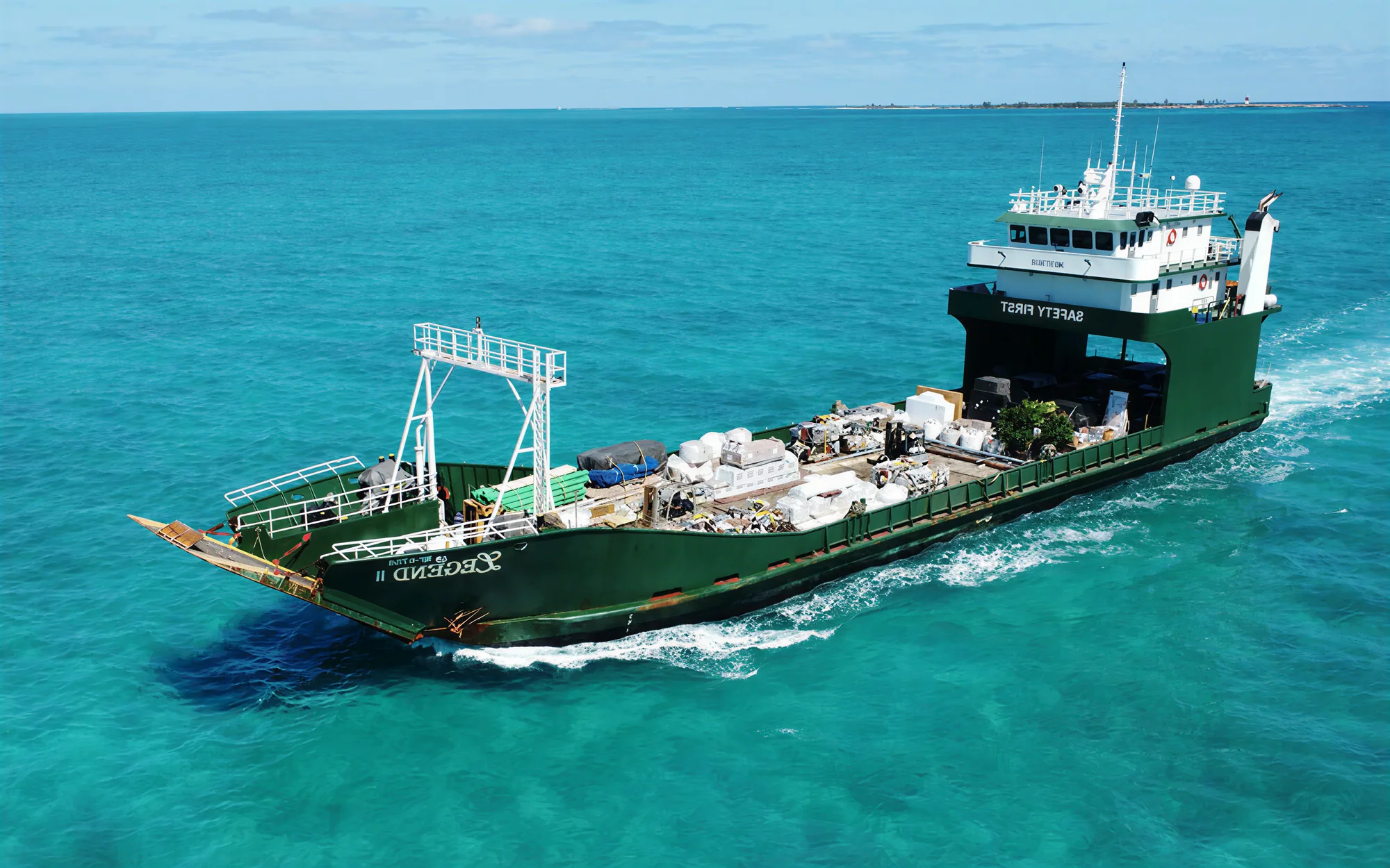 Legend II under way